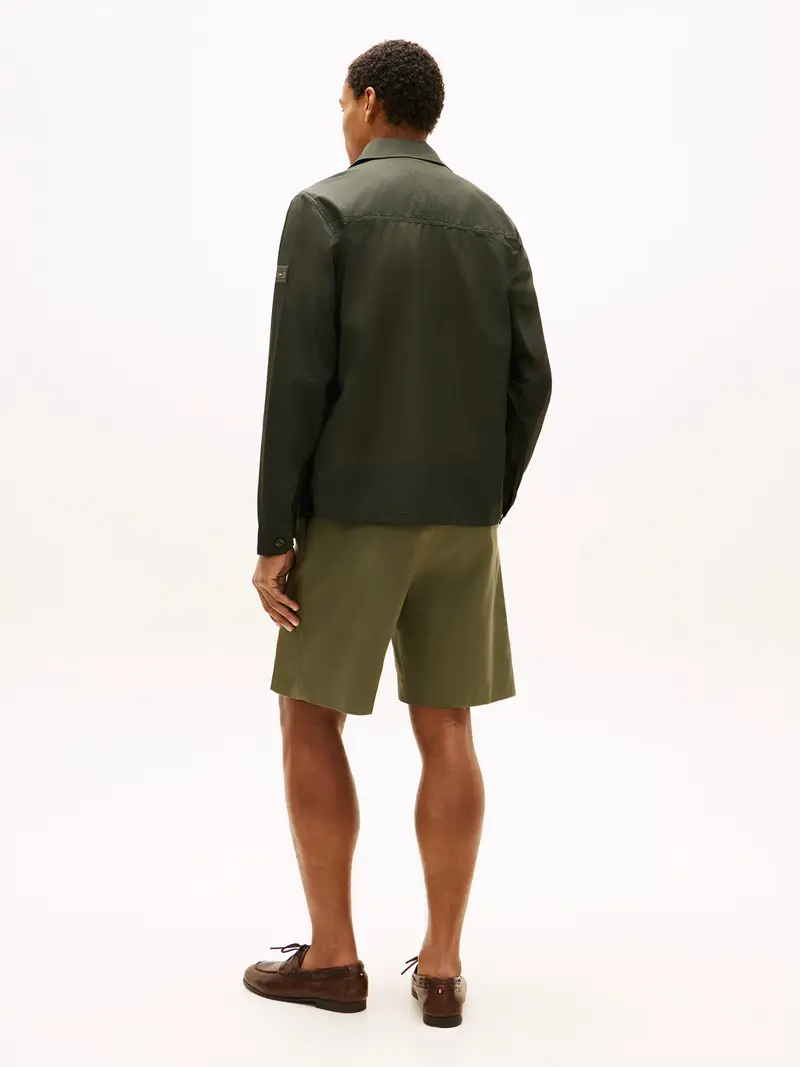 Giacca di mezza stagione verde scuro miniatura 3