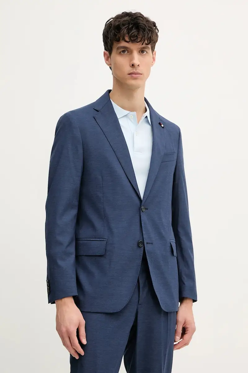 giacca in lana uomo colore blu navy SQTHL6506.SQTH402