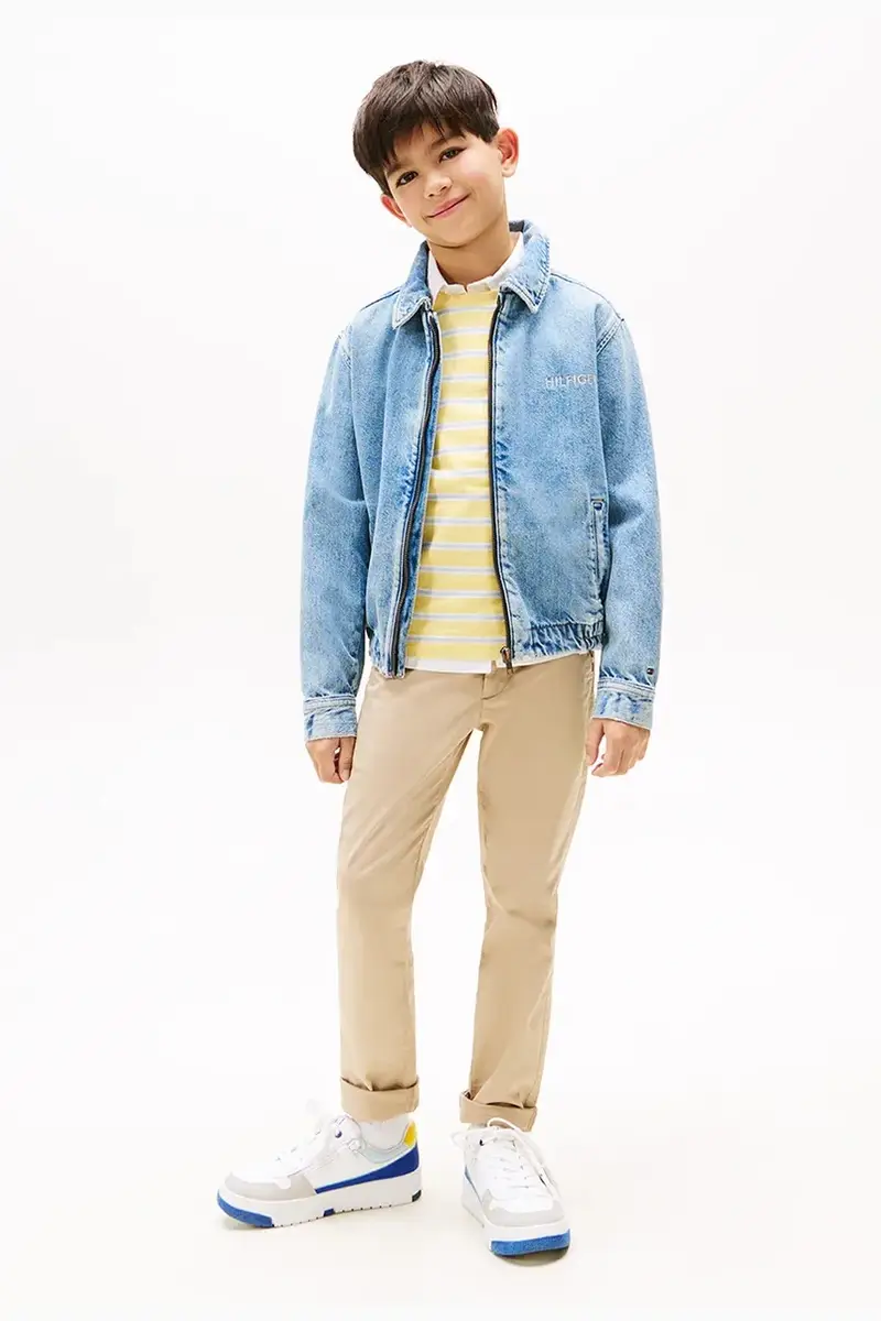 giacca jeans bambino/a colore blu KB0KB09578 miniatura 4