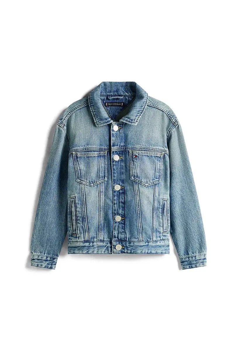 giacca jeans bambino/a colore blu KB0KB10108 miniatura 2