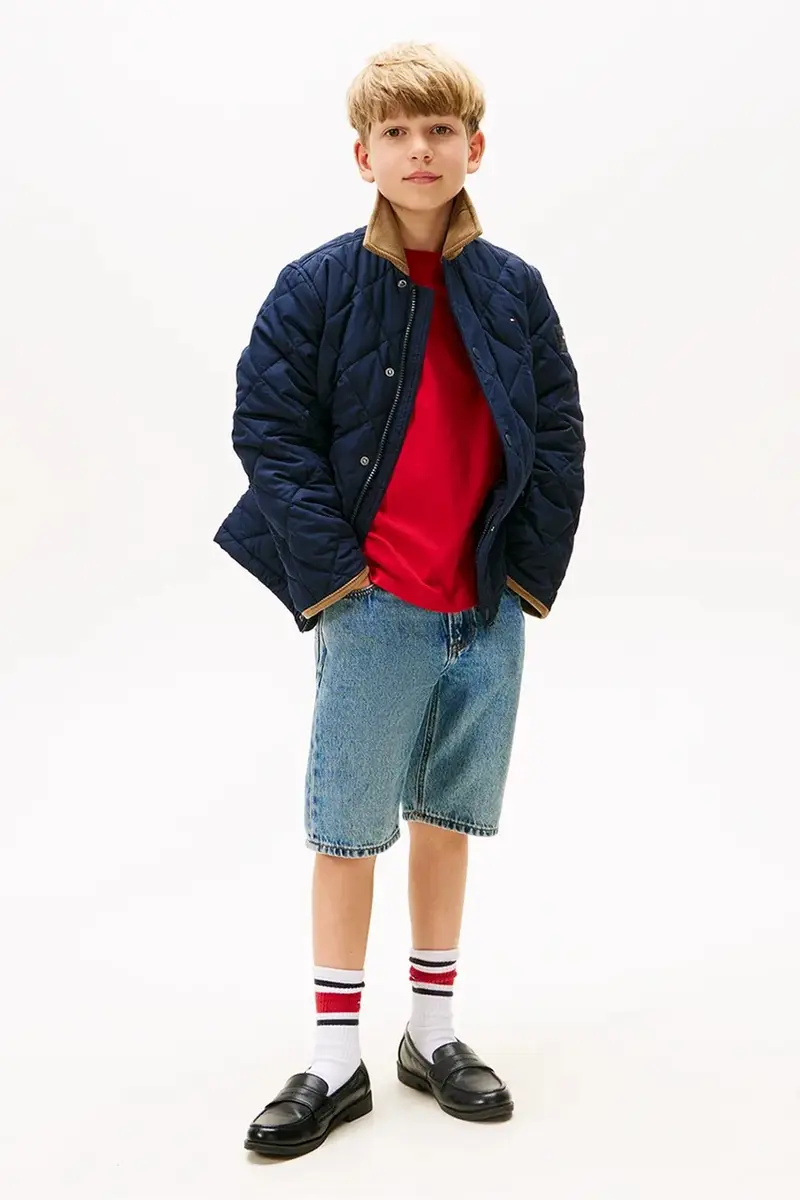 giacca per bambini colore blu navy KB0KB09814 miniatura 3