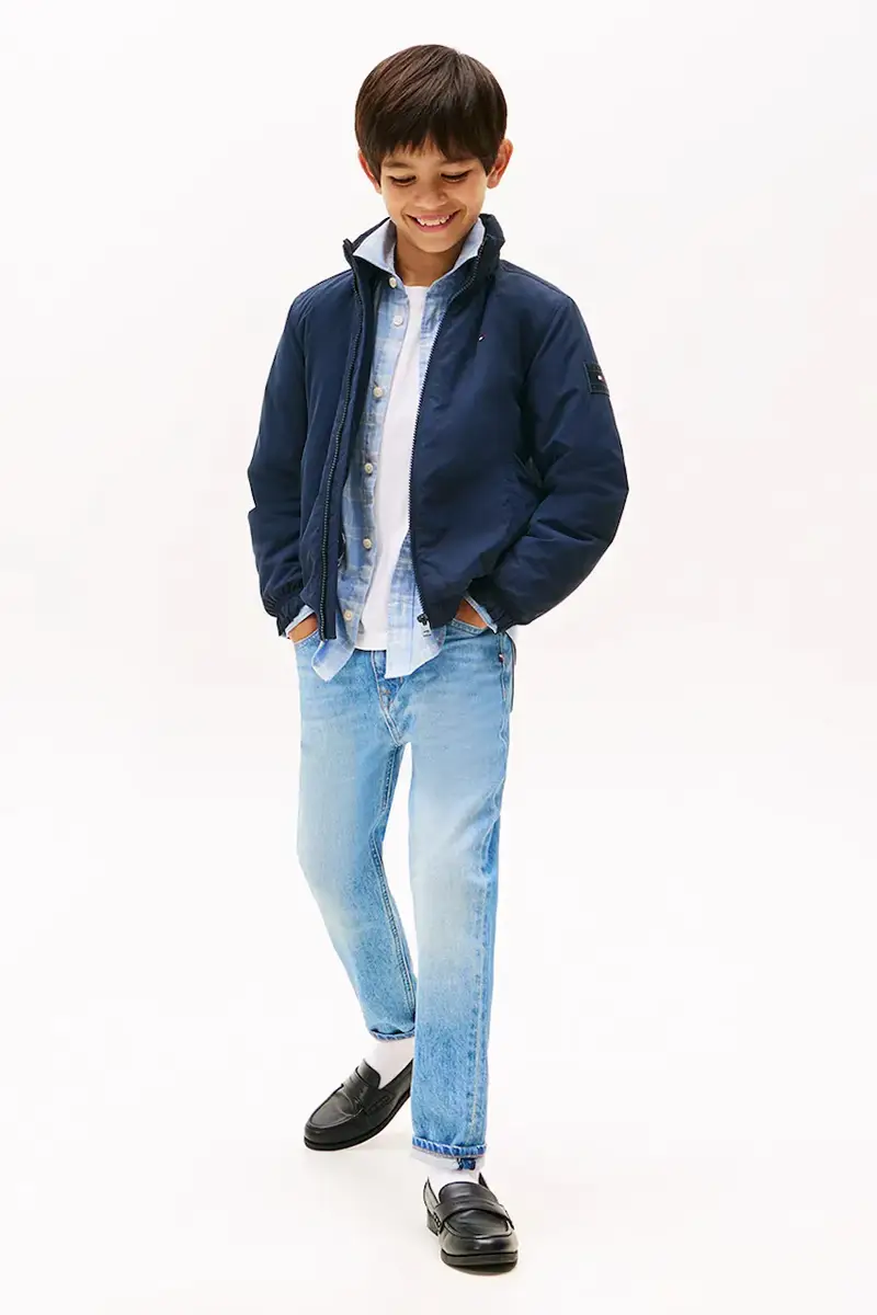 giacca per bambini colore blu navy KB0KB09852 miniatura 3