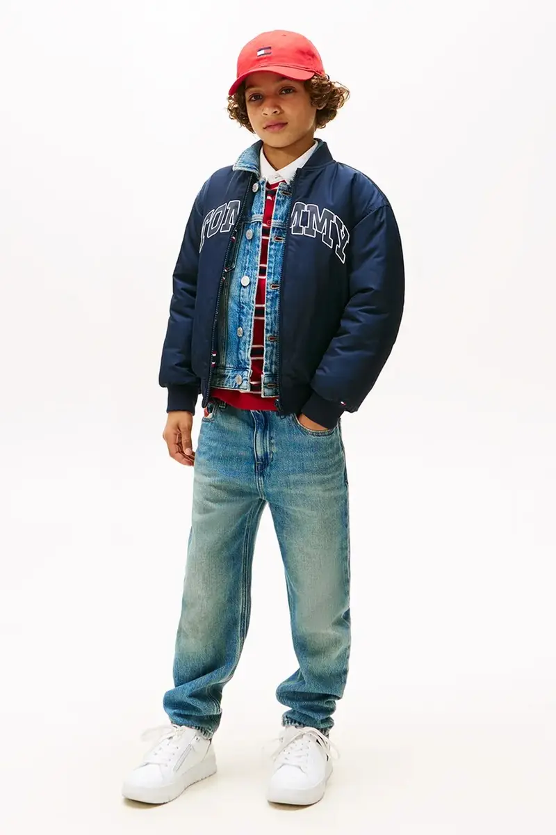 giacca per bambini colore blu navy KB0KB09957 miniatura 5