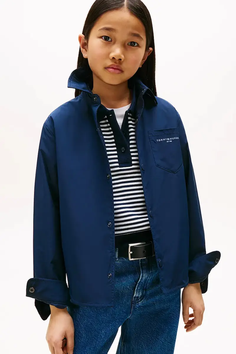 giacca per bambini colore blu navy KS0KS00644