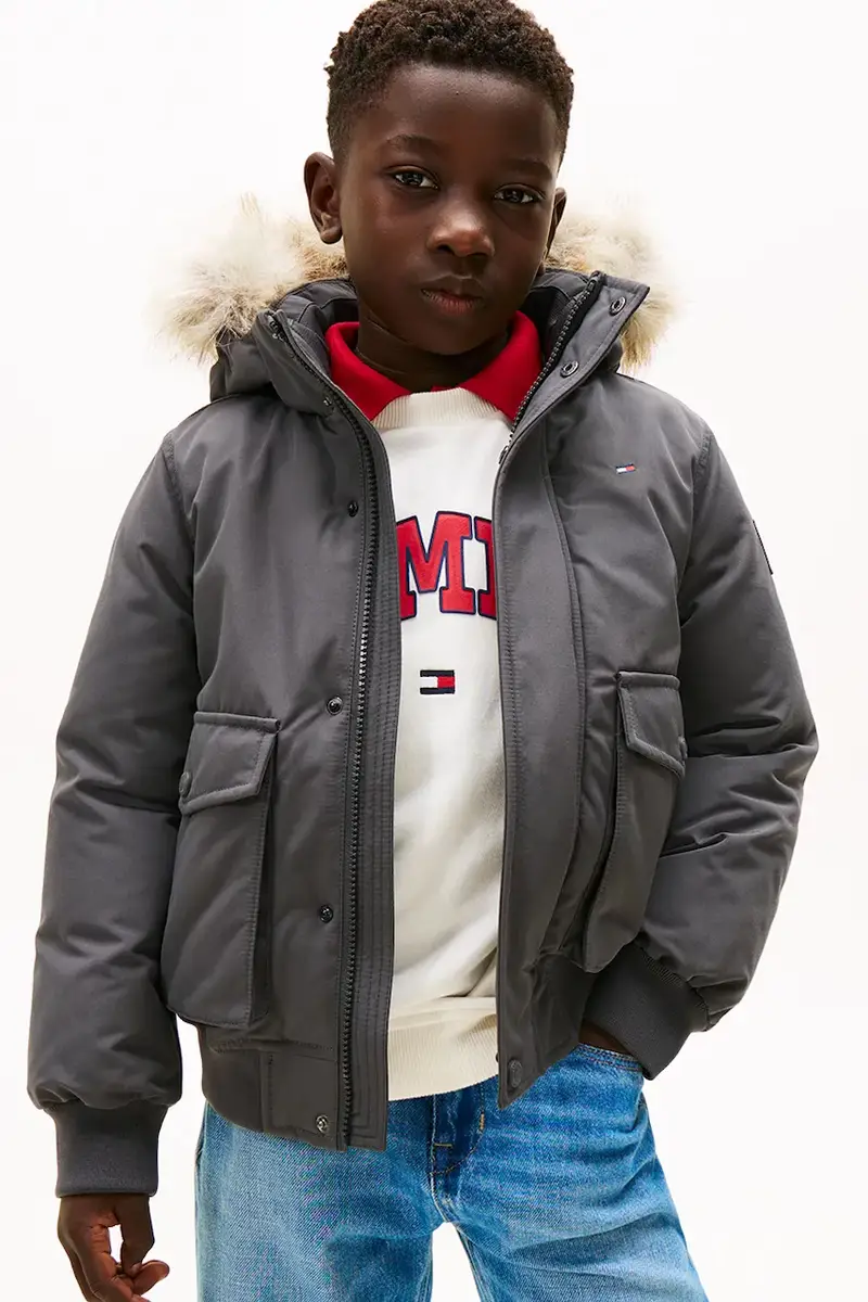 giacca per bambini colore nero KB0KB09887