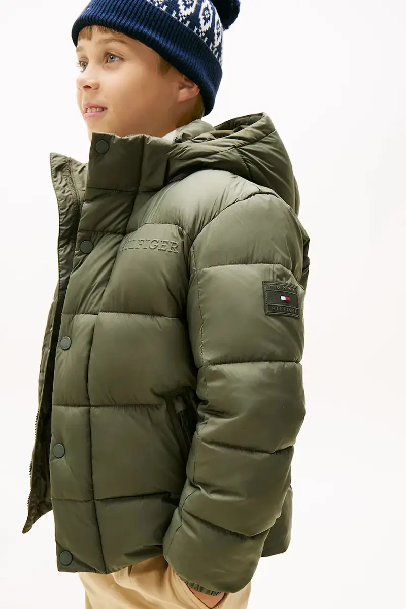 giacca per bambini colore verde KB0KB10093 miniatura 3