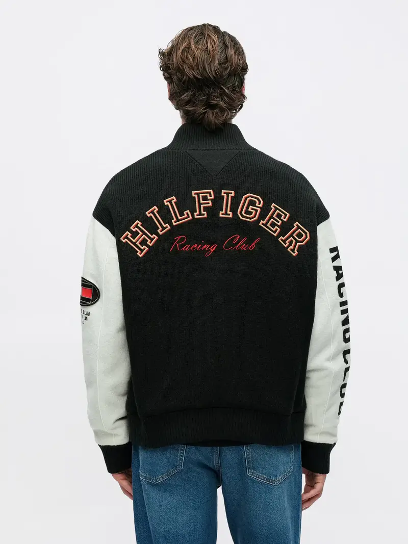 Giacchetta albicocca / rosso / nero / bianco miniatura 2