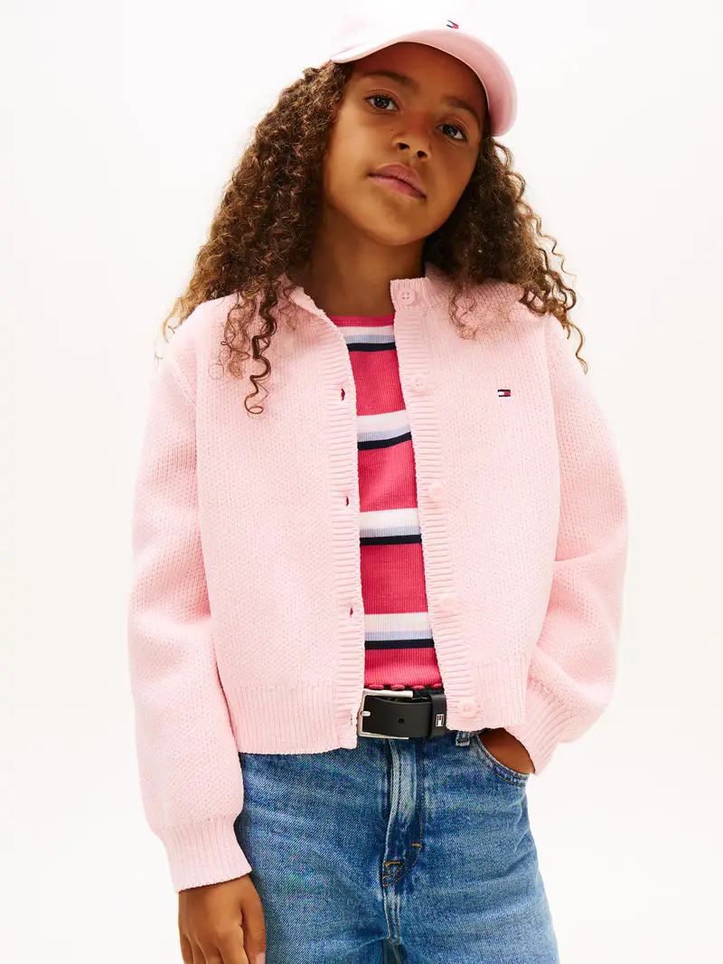 Giacchetta CHENILLE rosa miniatura 2