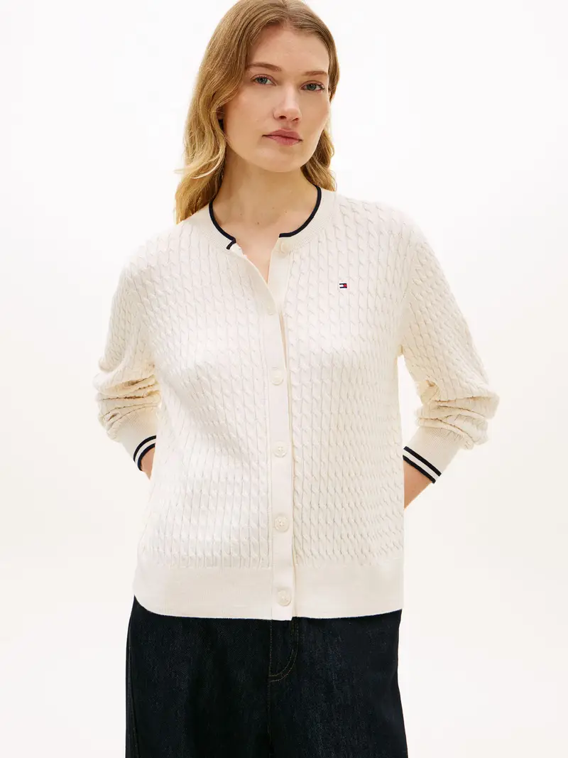 Giacchetta crema / nero miniatura 2