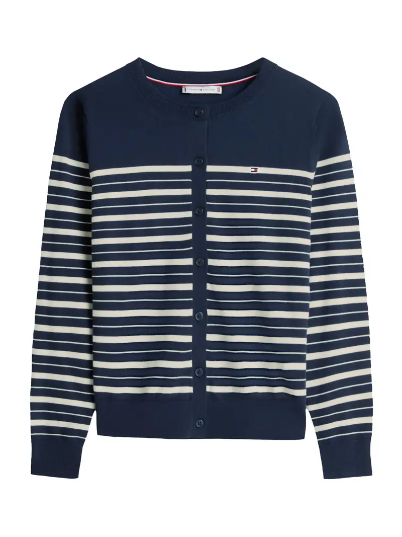 Giacchetta navy / bianco