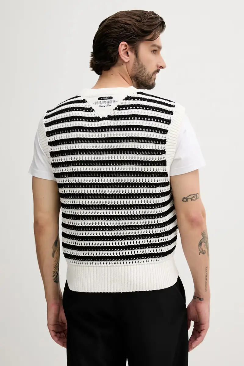 gilè in cotone x F1 THE MOVIE uomo colore nero MW0MW41385 miniatura 3