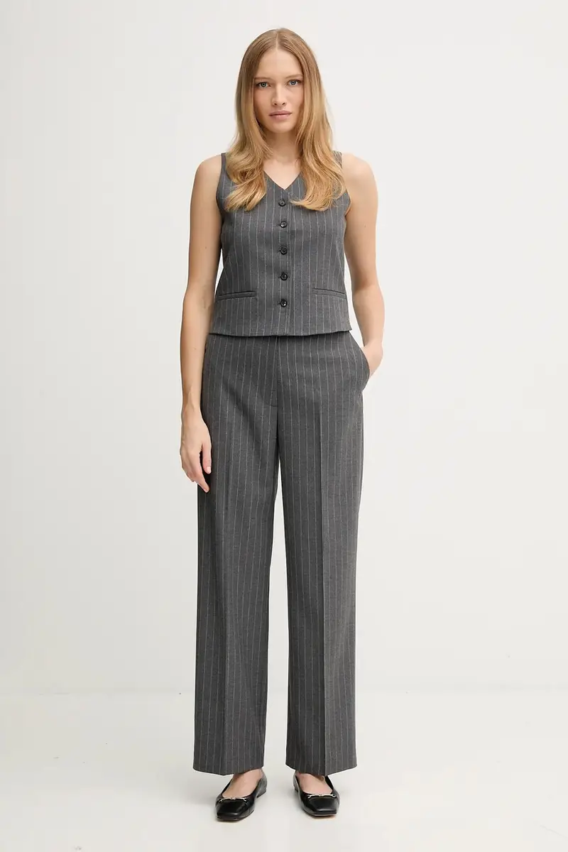 gilet colore grigio WW0WW46661 miniatura 2