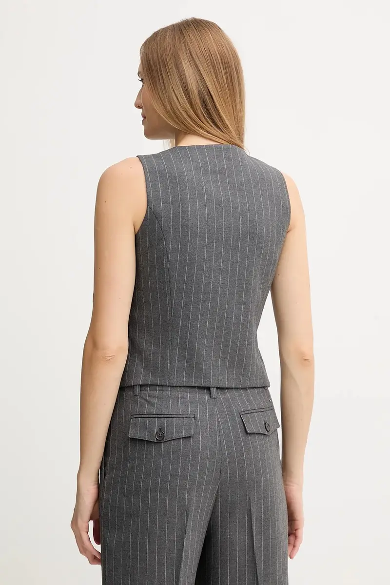 gilet colore grigio WW0WW46661 miniatura 3