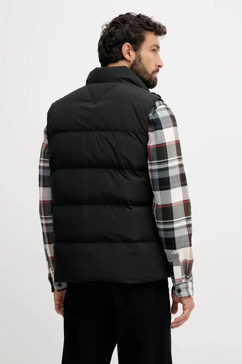 gilet in piuma colore nero MW0MW40607 miniatura 3