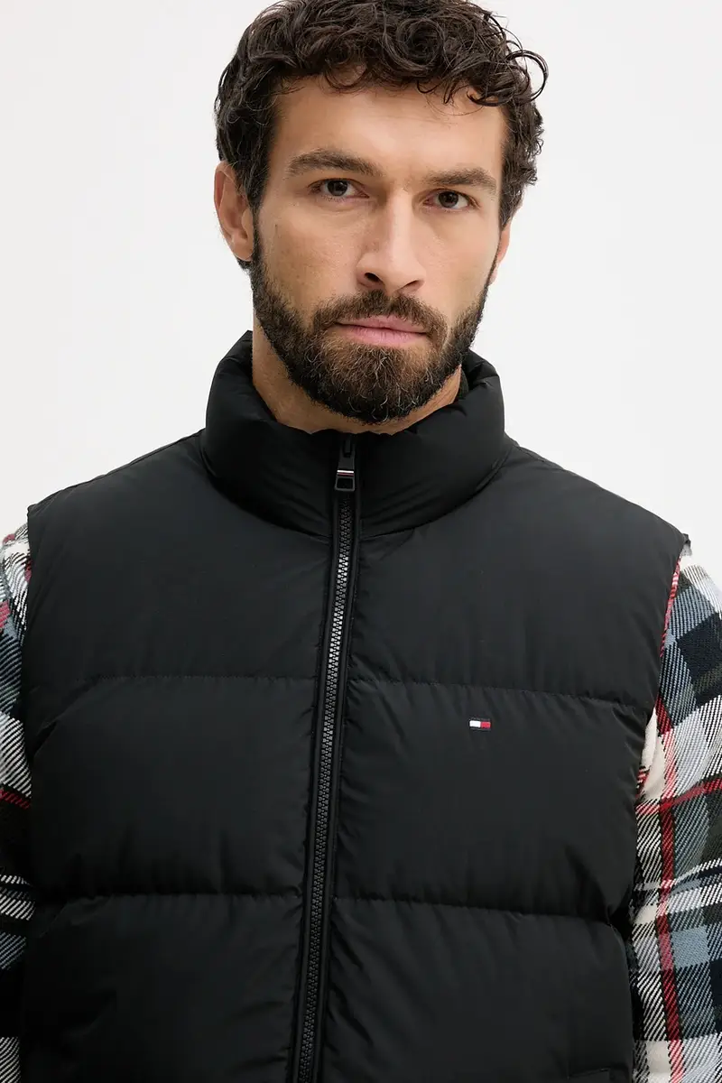 gilet in piuma colore nero MW0MW40607 miniatura 4