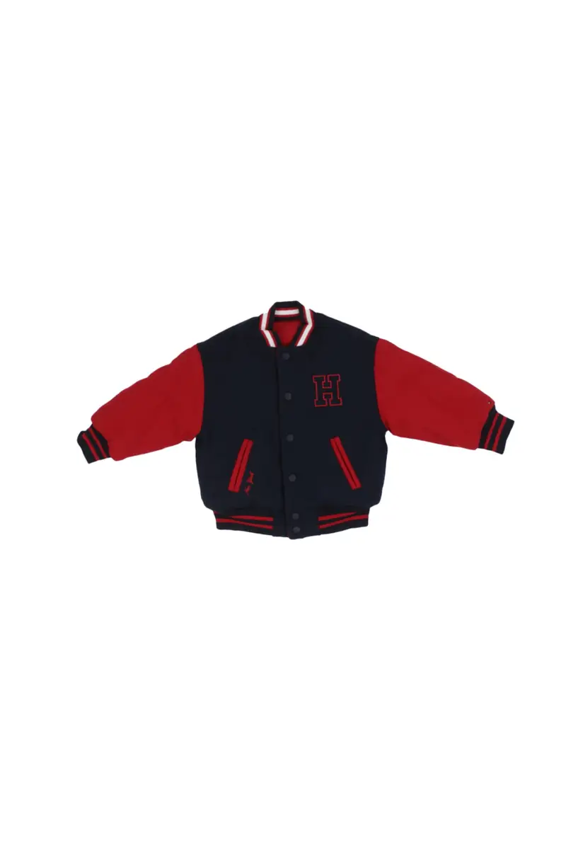 Giubbotto Bambino TOMMY HILFIGER Blu Reversible graphic bomber