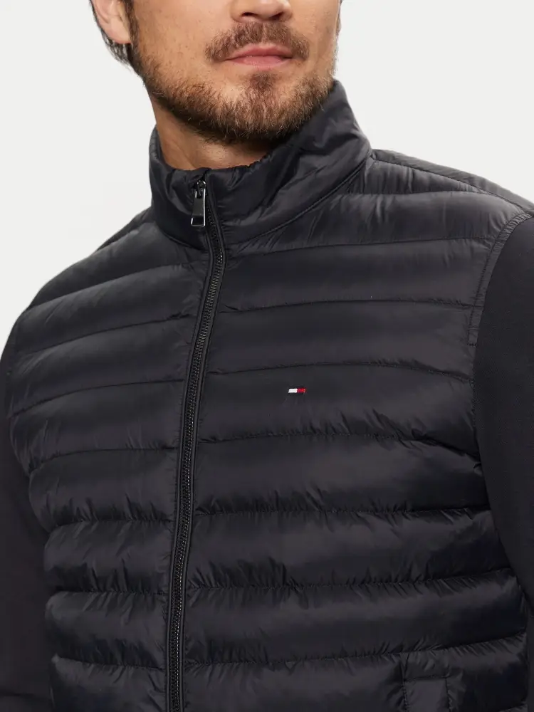 giubbotto blu navy uomo leggero mini logo sul petto miniatura 3