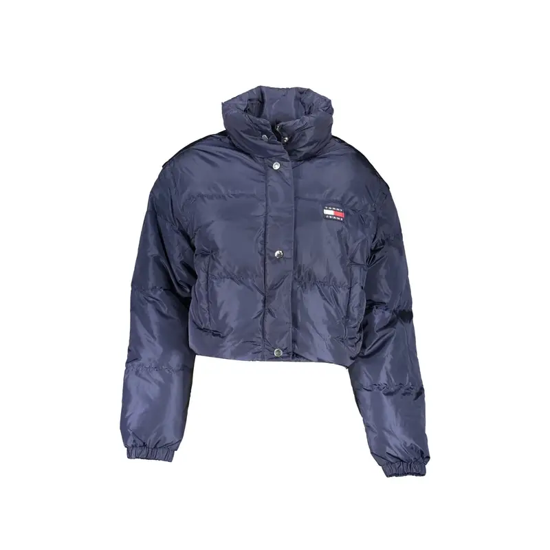 Giubbotto Maniche Lunghe Donna Blu Logo