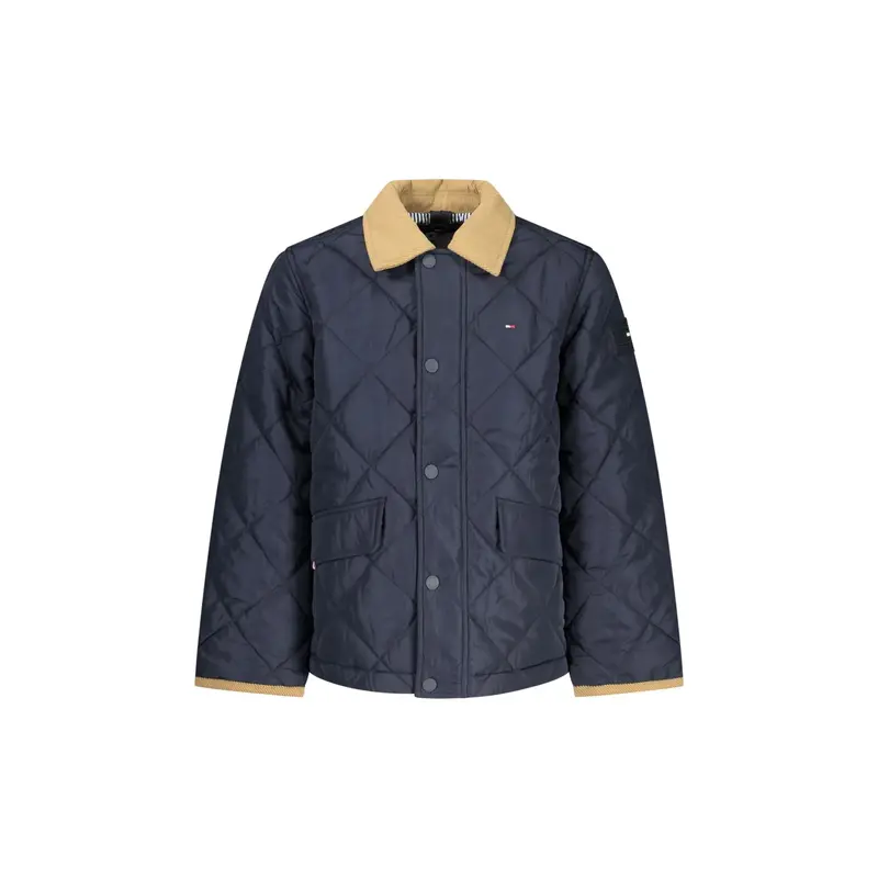 Giubbotto Maniche Lunghe Unisex Blu Ricamo