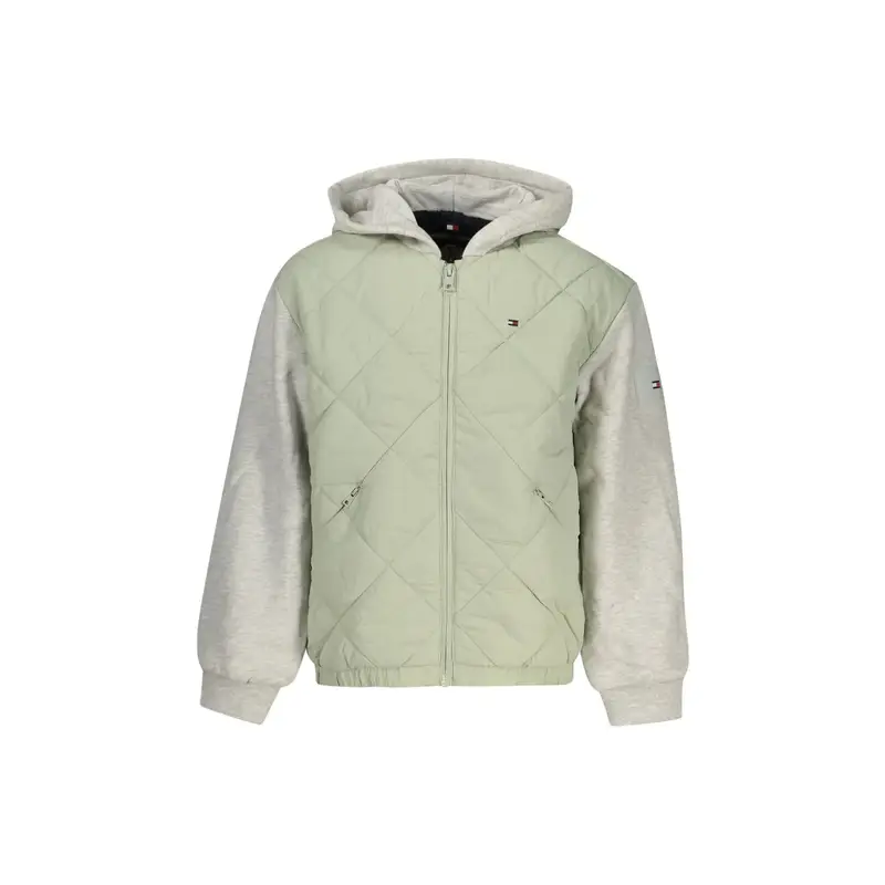 Giubbotto Maniche Lunghe Unisex Verde Ricamo