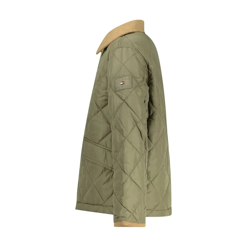 Giubbotto Maniche Lunghe Unisex Verde Ricamo miniatura 3