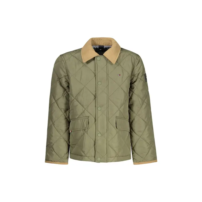 Giubbotto Maniche Lunghe Unisex Verde Ricamo