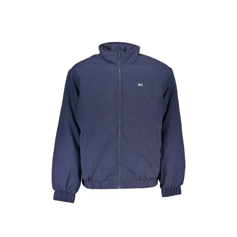 Giubbotto Maniche Lunghe Uomo Blu Zip Logo