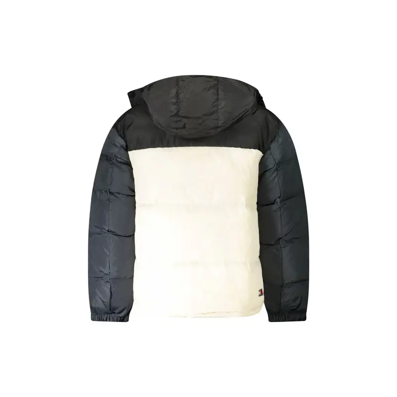 Tommy Hilfiger Giubbotto Uomo Nero e Bianco con Zip miniatura 2