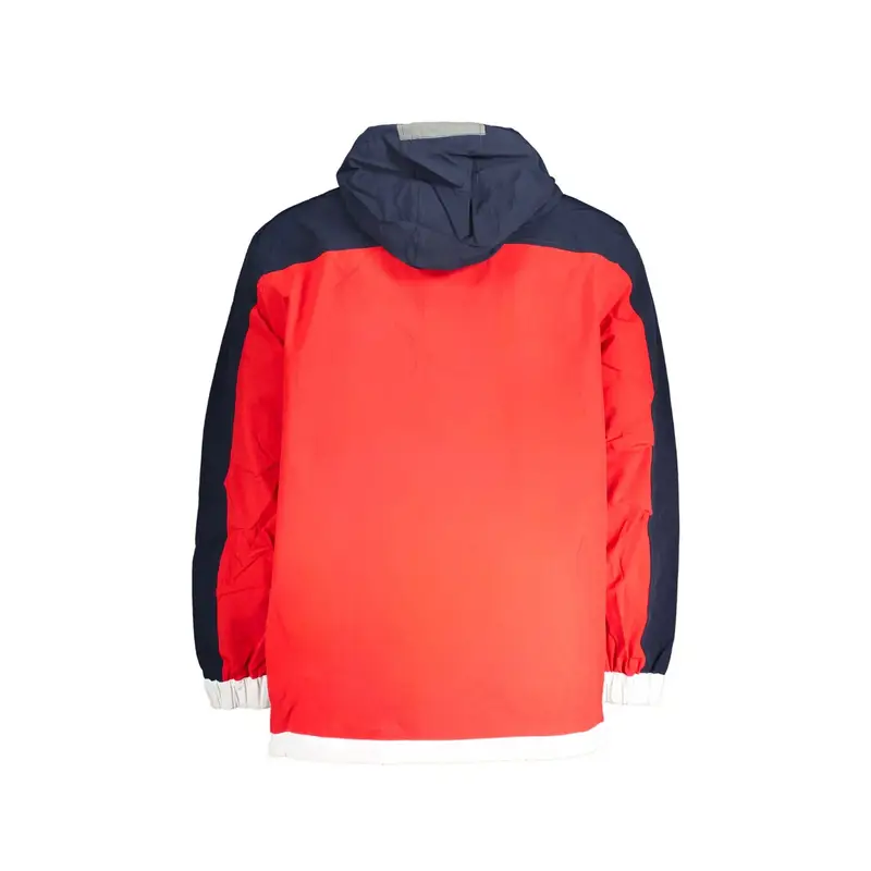 Giubbotto Uomo Blu Cappuccio Nylon Riciclato miniatura 2