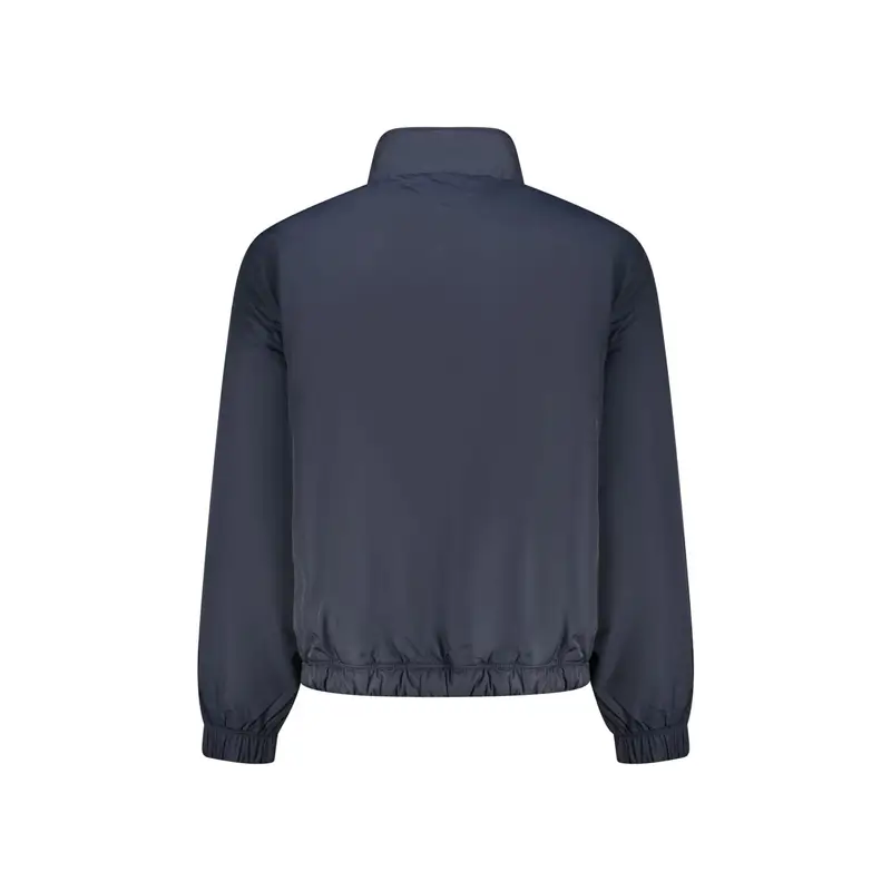 Giubbotto Uomo Blu con Zip Applicazione Logo miniatura 2