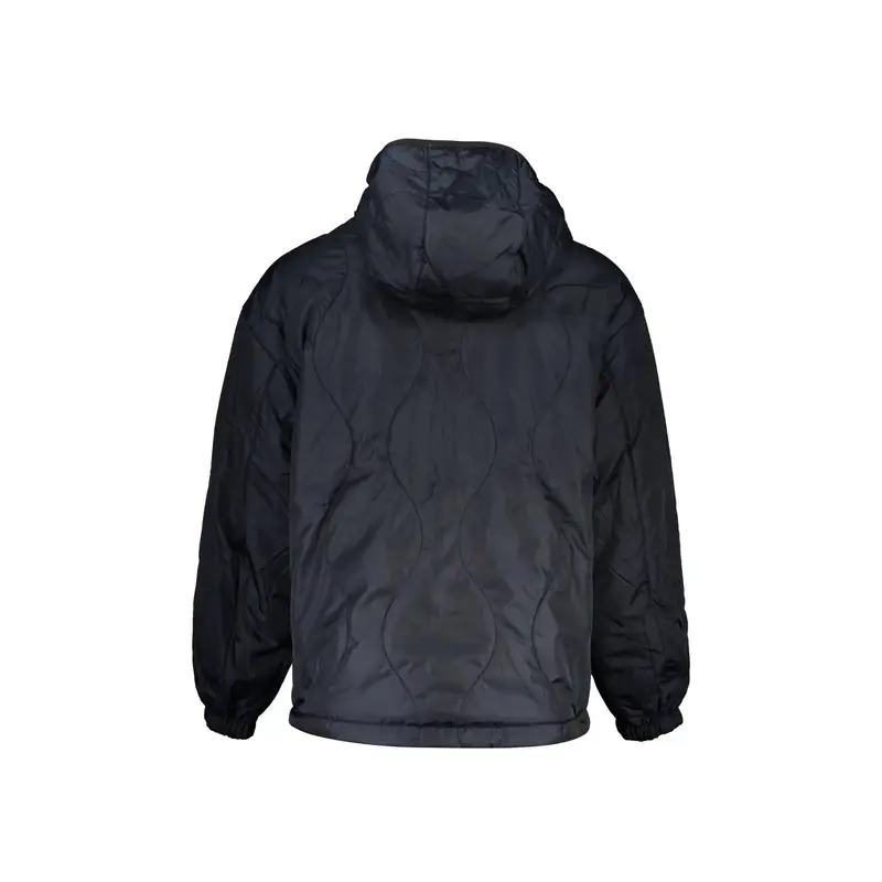 Giubbotto Uomo Blu Reversibile Cappuccio miniatura 2