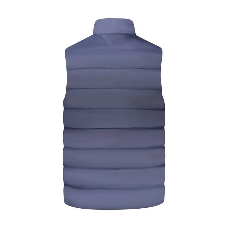 Giubbotto Uomo Blu Zip Logo miniatura 2