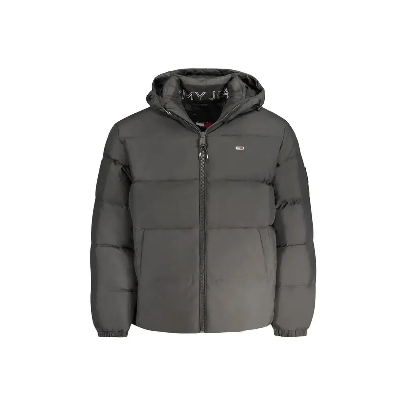 Giubbotto Uomo Nero con Cappuccio Removibile