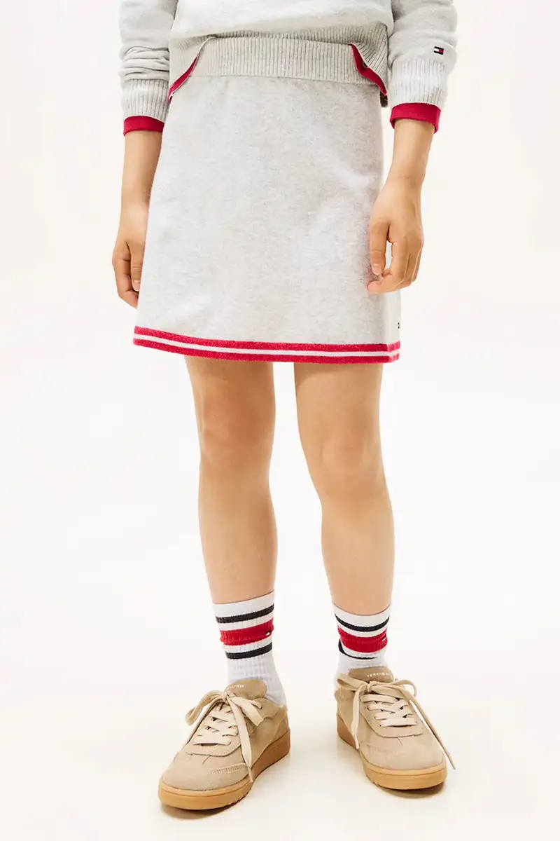 gonna bambina colore grigio KG0KG08913 miniatura 3