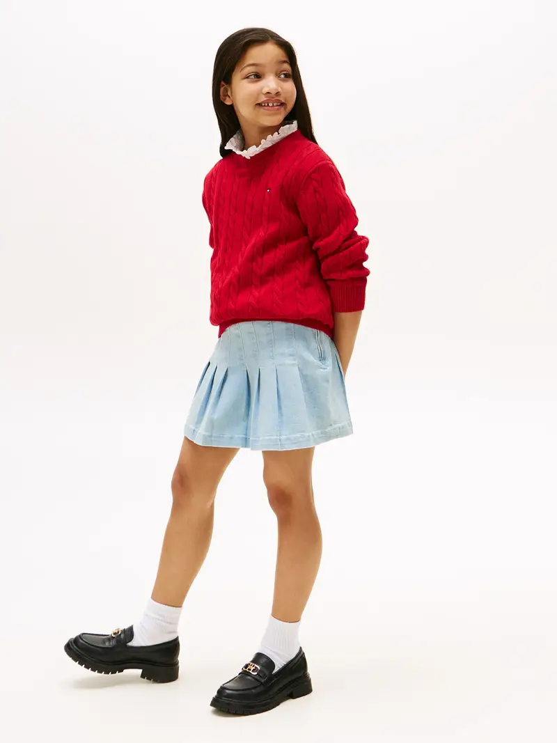 TOMMY HILFIGER Gonna blu chiaro miniatura 2