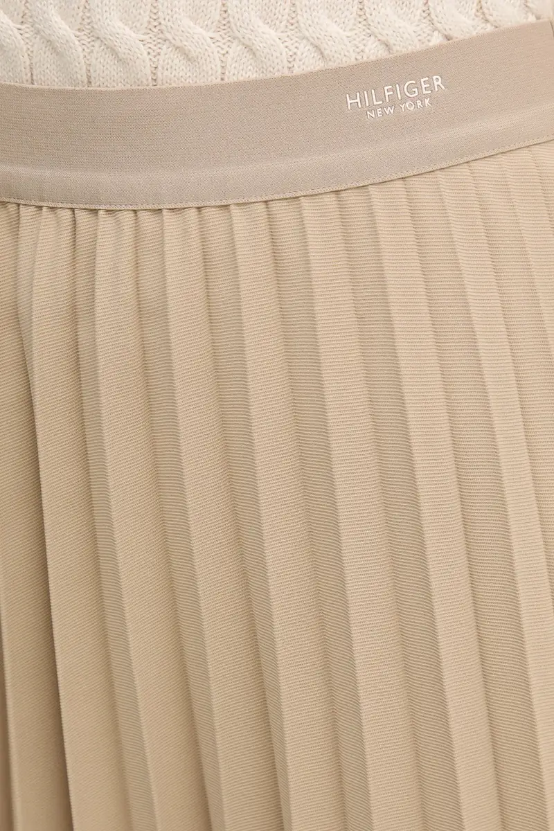 gonna colore beige WW0WW43886 Verde miniatura 4