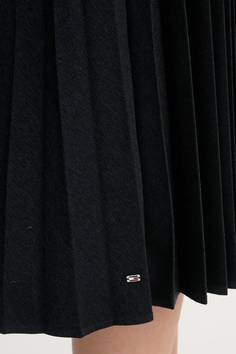 gonna colore blu navy WW0WW48258 miniatura 4