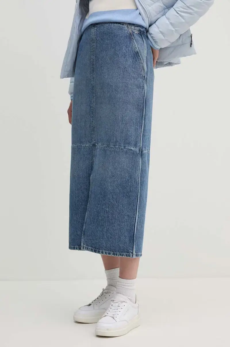 gonna di jeans colore blu WW0WW42582