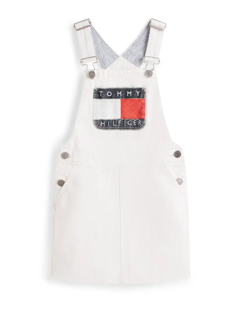 Gonna 'HERITAGE' rosso / nero / bianco denim