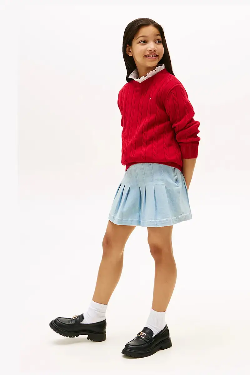 gonna jeans bambino colore blu KG0KG08743