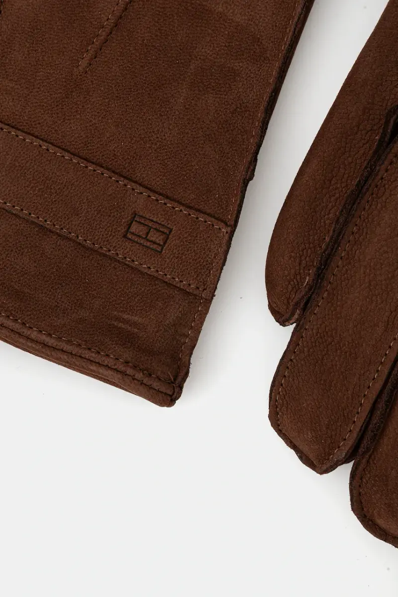 Tommy Hilfiger Guanti Uomo Marrone 3620091 miniatura 2