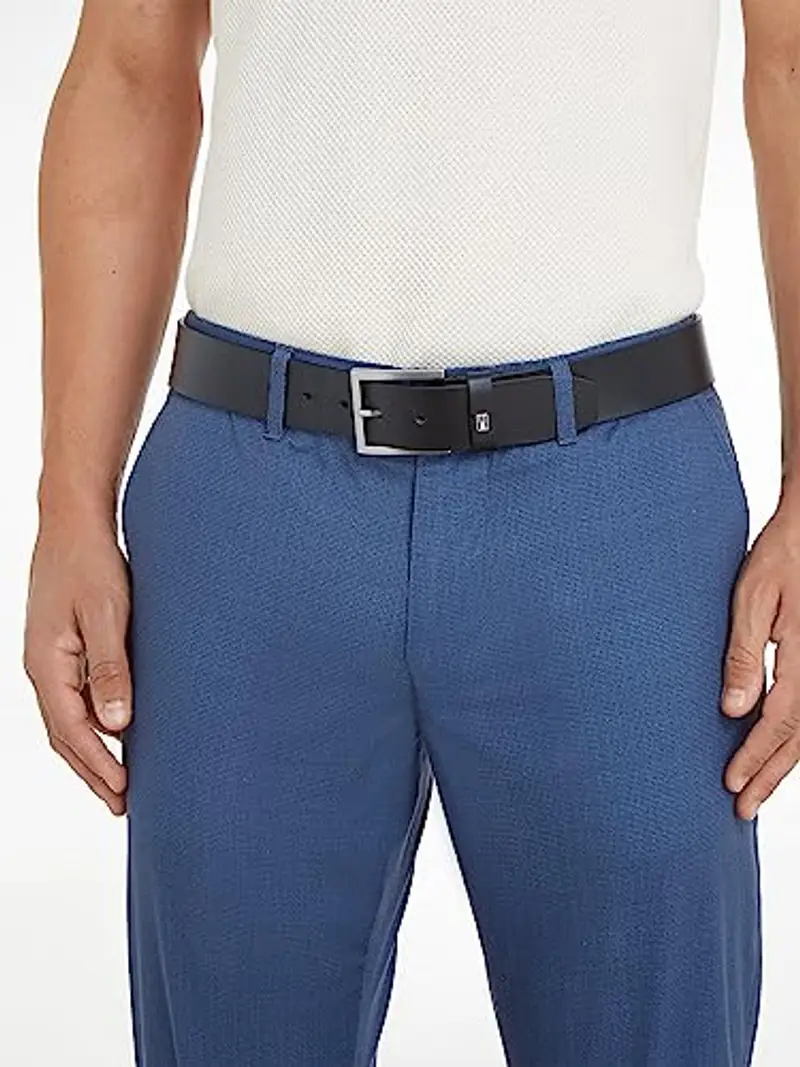 Tommy Hilfiger Cinture Uomo Rosso 892849 miniatura 3