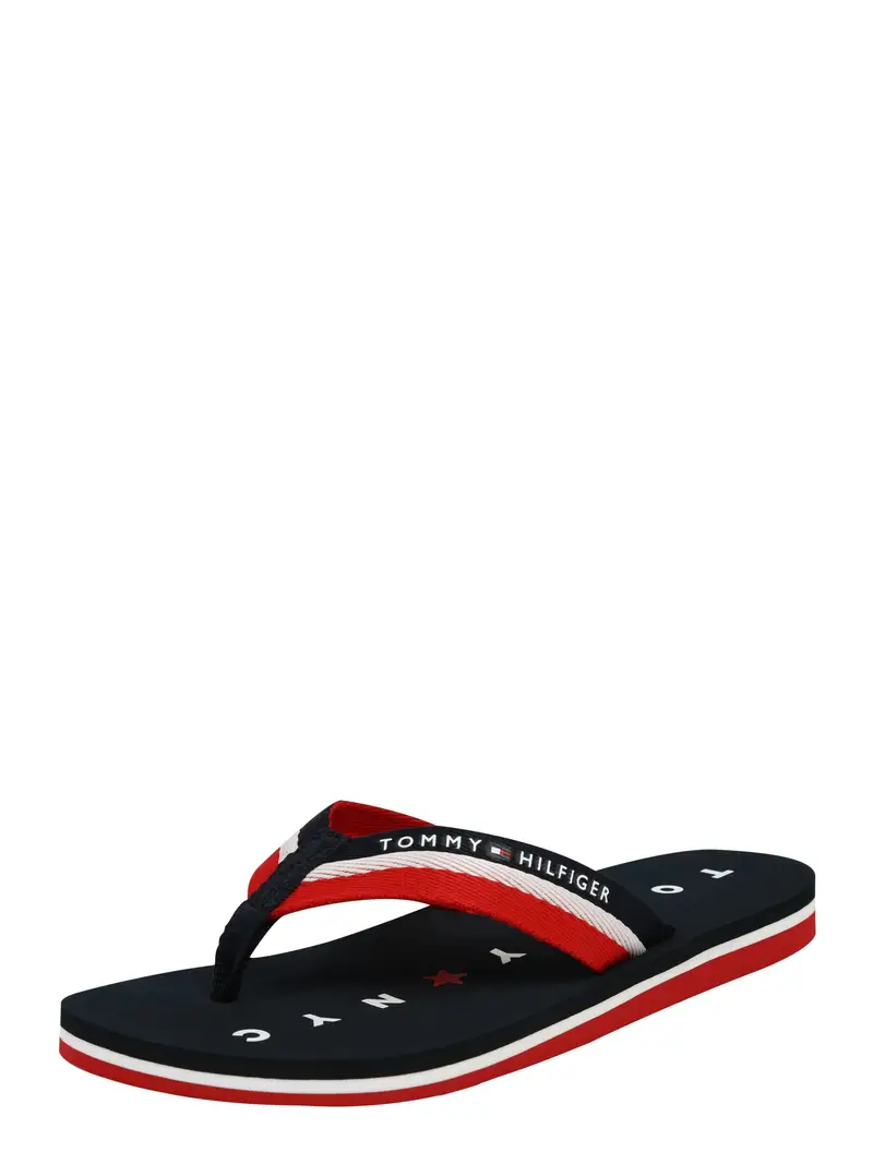 TOMMY HILFIGER Infradito 'Loves Ny Beach'  marino / rosso / bianco