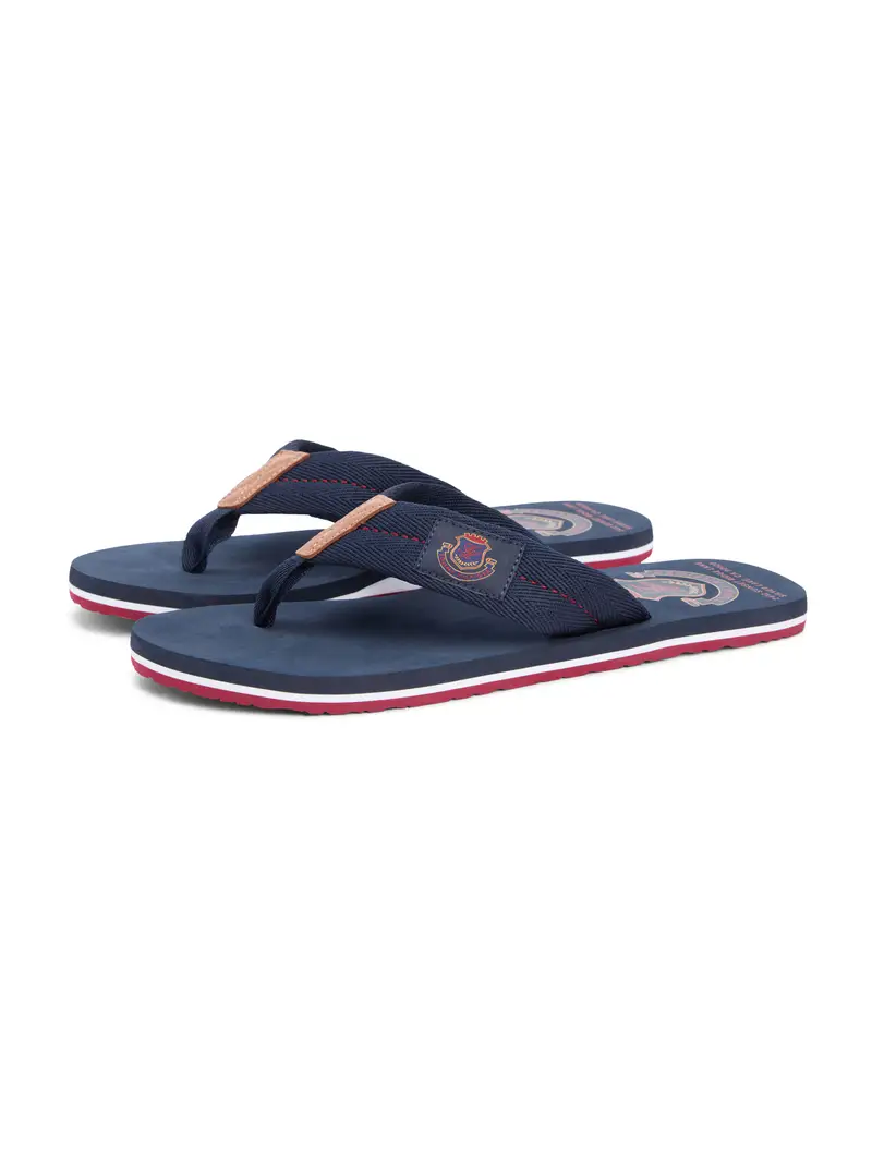 Infradito marino / seppia / rosso miniatura 2