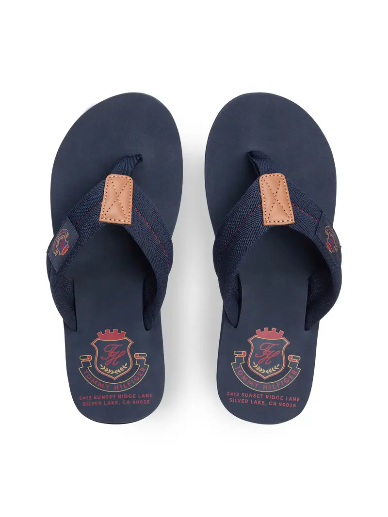 Infradito marino / seppia / rosso miniatura 3