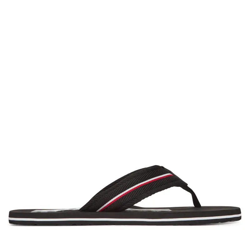 Infradito Tommy Hilfiger Corporate Hilfiger Beach FM0FM05436 Nero