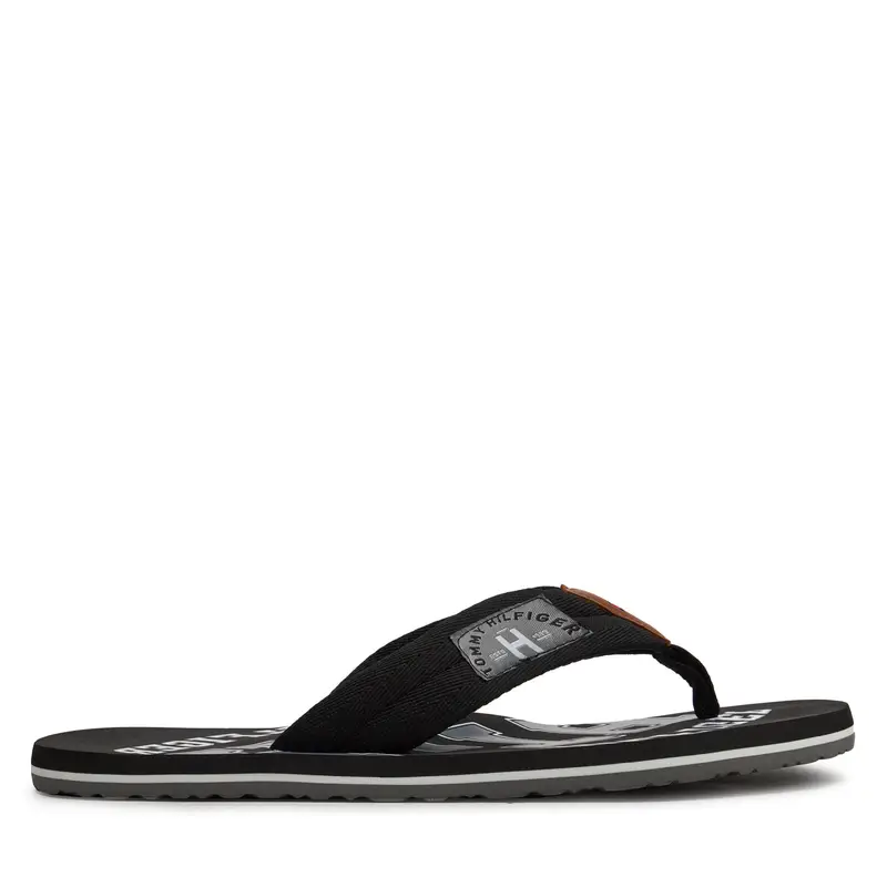 Infradito Tommy Hilfiger Essential Th Beach Sandal FM0FM01369 Nero