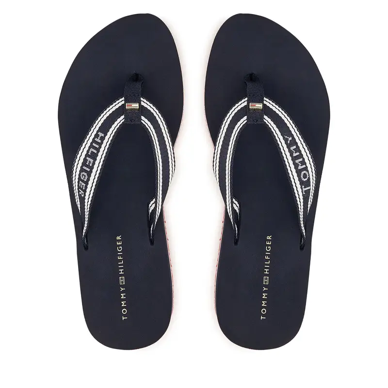 Infradito Tommy Hilfiger Flag Print FW0FW09195 Blu scuro