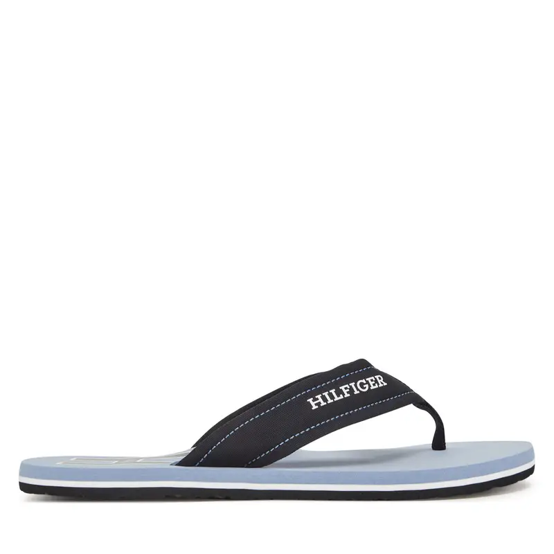 Infradito Tommy Hilfiger Hilfiger H Padded Beach Sandal FM0FM05536 Blu scuro
