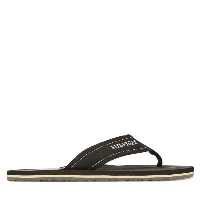 Infradito Tommy Hilfiger Hilfiger H Padded Beach Sandal FM0FM05536 Nero